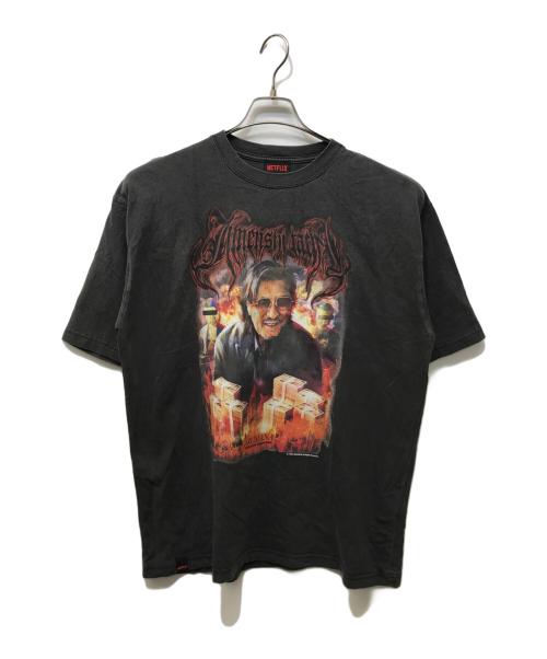 JUN（ジュン）JUN (ジュン) NETFLIX (ネットフリックス) 「地面師たち」Original Graphic SS T-Shirt グレー サイズ:Lの古着・服飾アイテム