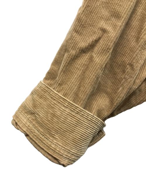 HUMAN MADE（ヒューマンメイド）HUMAN MADE (ヒューマンメイド) Dachs Corduroy Work Jacket ブラウン サイズ:Lの古着・服飾アイテム
