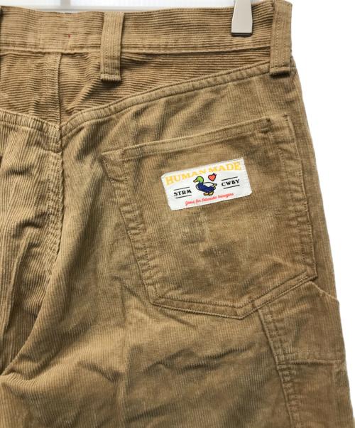 HUMAN MADE（ヒューマンメイド）HUMAN MADE (ヒューマンメイド) コーデュロイペインターパンツ ブラウン サイズ:Lの古着・服飾アイテム