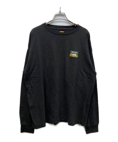 HUMAN MADE（ヒューマンメイド）HUMAN MADE (ヒューマンメイド) カットソー ブラック サイズ:Lの古着・服飾アイテム