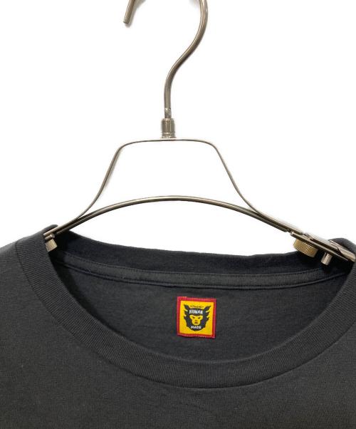 HUMAN MADE（ヒューマンメイド）HUMAN MADE (ヒューマンメイド) カットソー ブラック サイズ:Lの古着・服飾アイテム