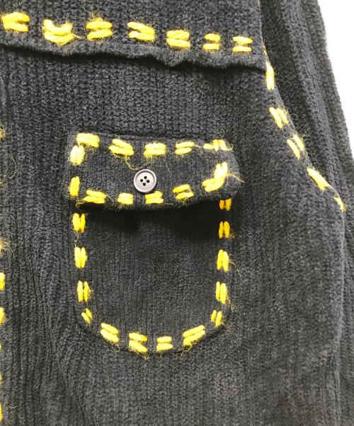 PHINGERIN（フィンガリン）PHINGERIN (フィンガリン) PG1 KNIT カーディガン ネイビー サイズ:Mの古着・服飾アイテム