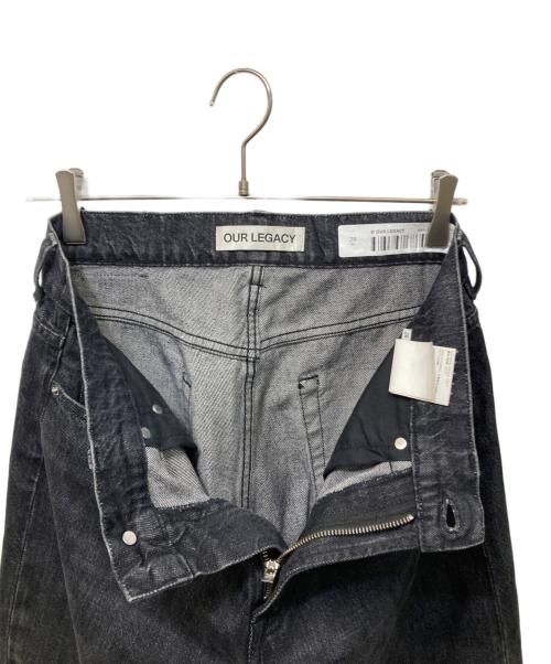 OUR LEGACY（アワーレガシー）OUR LEGACY (アワーレガシー) THIRD CUT Supergrey Wash デニムパンツ ブラック サイズ:28の古着・服飾アイテム