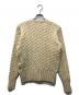 RRL (ダブルアールエル) 三ツ星タグ Vネックケーブルニット ベージュ サイズ:XS：13000円