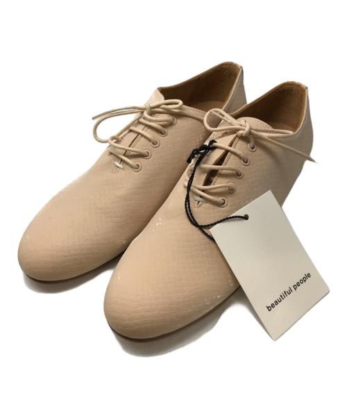 beautiful people（ビューティフルピープル）beautiful people (ビューティフルピープル) ドレスシューズ ベージュ サイズ:1の古着・服飾アイテム