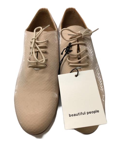 beautiful people（ビューティフルピープル）beautiful people (ビューティフルピープル) ドレスシューズ ベージュ サイズ:1の古着・服飾アイテム