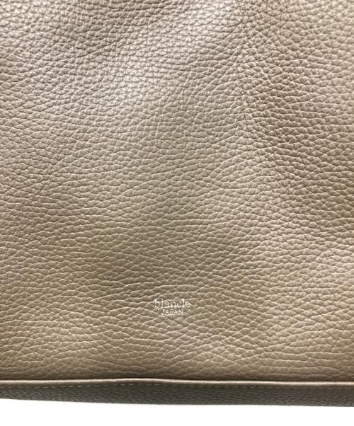 blancle（ブランクレ）BLANCLE (ブランクレ) S.LEATHER WIDE BOSTON ベージュの古着・服飾アイテム