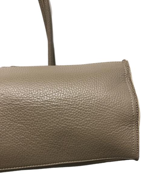 blancle（ブランクレ）BLANCLE (ブランクレ) S.LEATHER WIDE BOSTON ベージュの古着・服飾アイテム