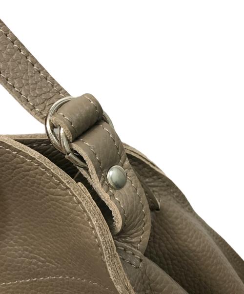 blancle（ブランクレ）BLANCLE (ブランクレ) S.LEATHER WIDE BOSTON ベージュの古着・服飾アイテム