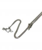 SASKIA DIEZサスキアディツ）の古着「IN LOVE NECKLACE」｜シルバー