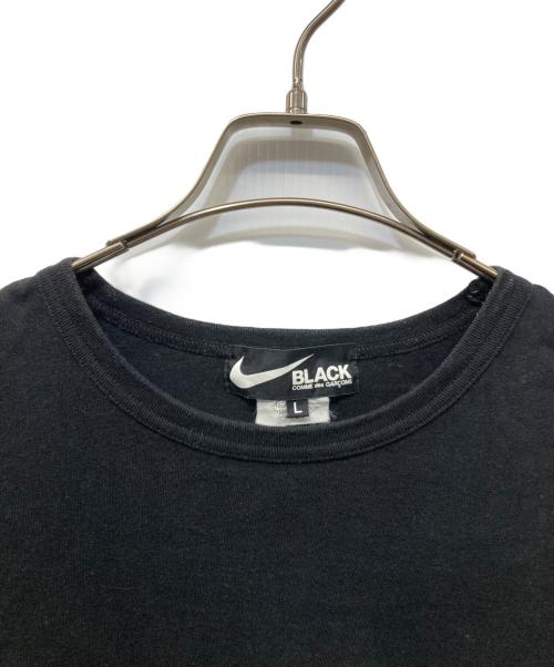 BLACK COMME des GARCONS（ブラックコムデギャルソン）BLACK COMME des GARCONS (コムデギャルソン) NIKE (ナイキ) プリントTシャツ ブラック サイズ:Lの古着・服飾アイテム