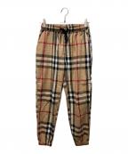 BURBERRY BLUE LABELバーバリーロンドンブルーレーベル）の古着「ノバチェックパンツ」｜ベージュ