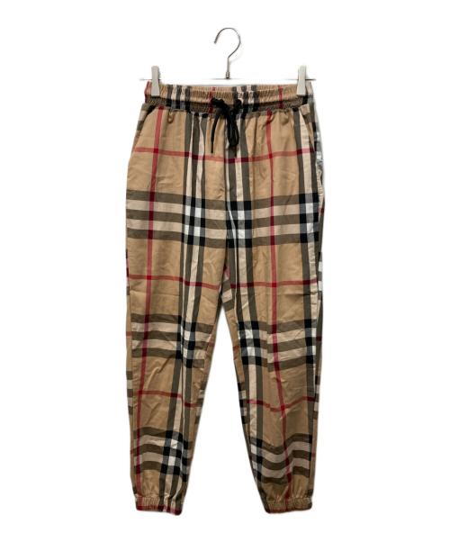 BURBERRY BLUE LABEL（バーバリー ブルー レーベル）BURBERRY BLUE LABEL (バーバリーロンドンブルーレーベル) ノバチェックパンツ ベージュ サイズ:XLの古着・服飾アイテム