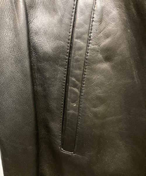 skookum（スクーカム）SKOOKUM (スクーカム) JACKROSE (ジャックローズ) LAMB LEATHER ZIP JACKET ブラック サイズ:Lの古着・服飾アイテム