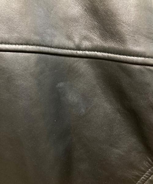 skookum（スクーカム）SKOOKUM (スクーカム) JACKROSE (ジャックローズ) LAMB LEATHER ZIP JACKET ブラック サイズ:Lの古着・服飾アイテム