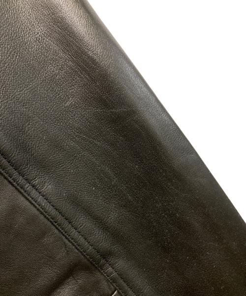 skookum（スクーカム）SKOOKUM (スクーカム) JACKROSE (ジャックローズ) LAMB LEATHER ZIP JACKET ブラック サイズ:Lの古着・服飾アイテム