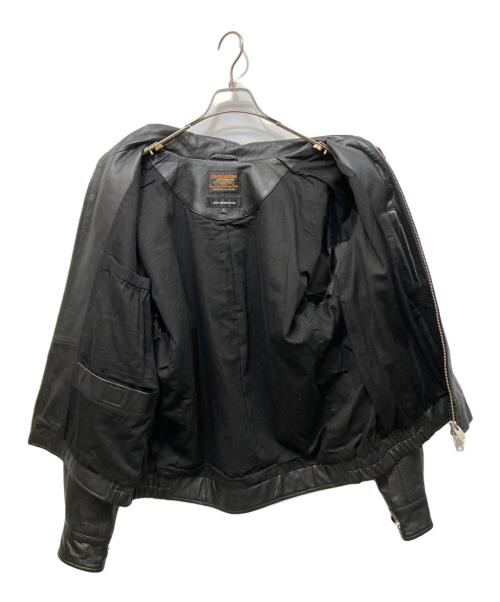 skookum（スクーカム）SKOOKUM (スクーカム) JACKROSE (ジャックローズ) LAMB LEATHER ZIP JACKET ブラック サイズ:Lの古着・服飾アイテム