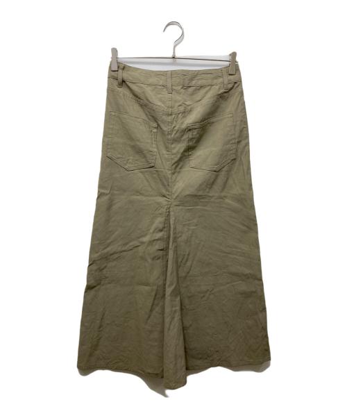 MUSE de Deuxieme Classe（ミューズ ドゥーズィエム クラス）MUSE de Deuxieme Classe (ミューズ ドゥーズィエム クラス) STRETCH TWILL B/FLARE スカート カーキ サイズ:36の古着・服飾アイテム