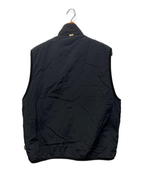 stussy（ステューシー）stussy (ステューシー) Sherpa Reversible Vest オレンジ サイズ:Mの古着・服飾アイテム