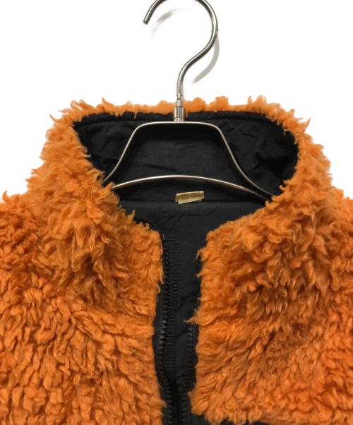 stussy（ステューシー）stussy (ステューシー) Sherpa Reversible Vest オレンジ サイズ:Mの古着・服飾アイテム