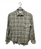 SUGARHILLシュガーヒル）の古着「Ombre Plaid Stagger Shirts」｜グレー