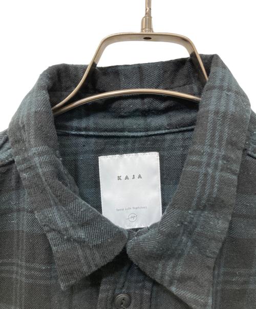 KAJA（カジャ）KAJA (カジャ) チェックシャツ ブラック×グレー サイズ:3の古着・服飾アイテム