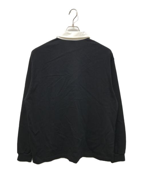 OVY（オヴィー）OVY (オヴィー) Heavy Cotton Classic Rugger Shirt ブラック サイズ:XLの古着・服飾アイテム