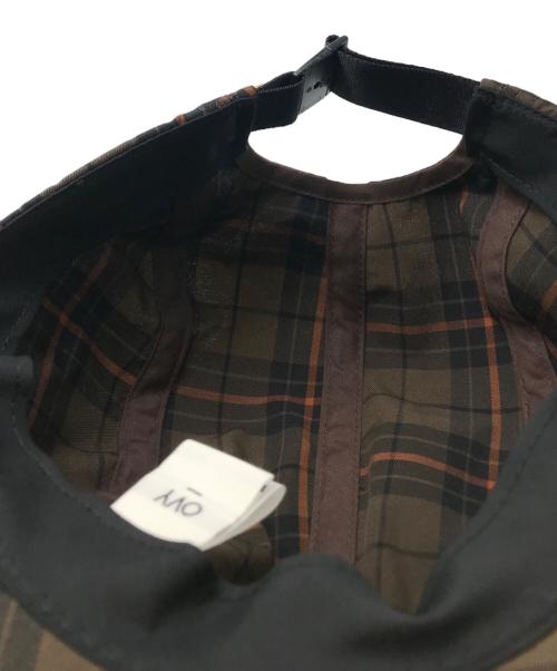 OVY（オヴィー）OVY (オヴィー) チェック柄ジェットキャップ ブラウンの古着・服飾アイテム