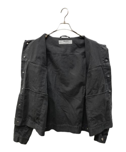 HIDE AND SEEK（ハイドアンドシーク）HIDE AND SEEK (ハイドアンドシーク) 3rd Jacket Pigment Dye グレー サイズ:Lの古着・服飾アイテム