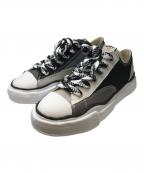 Maison MIHARA YASUHIROメゾン ミハラ ヤスヒロ）の古着「original sole multi color canvas lowcut sneaker」｜ブラック×ホワイト