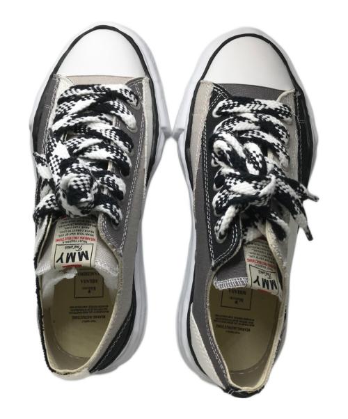 Maison MIHARA YASUHIRO（メゾン ミハラ ヤスヒロ）Maison MIHARA YASUHIRO (メゾン ミハラ ヤスヒロ) original sole multi color canvas lowcut sneaker ブラック×ホワイト サイズ:8.5の古着・服飾アイテム