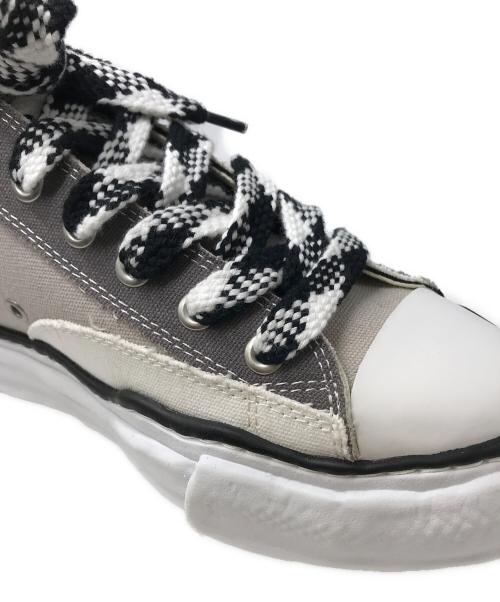 Maison MIHARA YASUHIRO（メゾン ミハラ ヤスヒロ）Maison MIHARA YASUHIRO (メゾン ミハラ ヤスヒロ) original sole multi color canvas lowcut sneaker ブラック×ホワイト サイズ:8.5の古着・服飾アイテム