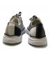 中古・古着 Maison MIHARA YASUHIRO (メゾン ミハラ ヤスヒロ) original sole multi color canvas lowcut sneaker ブラック×ホワイト サイズ:8.5：23000円