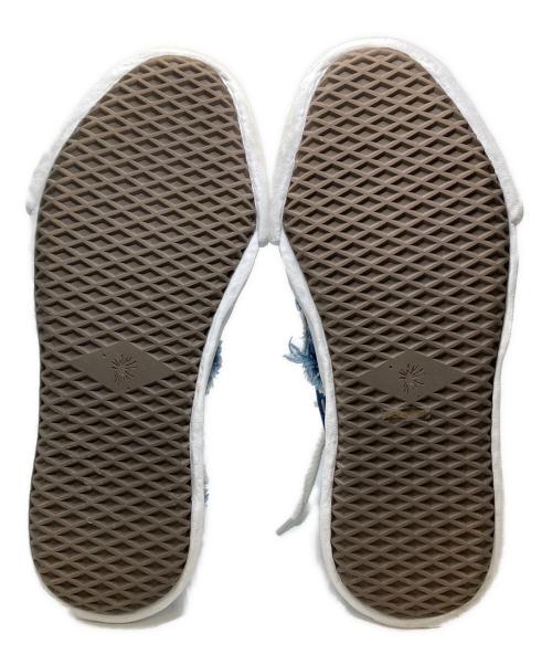 Maison MIHARA YASUHIRO（メゾン ミハラ ヤスヒロ）Maison MIHARA YASUHIRO (メゾン ミハラ ヤスヒロ) NIGEL CABOURN (ナイジェルケーボン) HIGH CUT ONE WASH  SNEAKER ブルー×ホワイト サイズ:8.5の古着・服飾アイテム