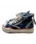 Maison MIHARA YASUHIRO (メゾン ミハラ ヤスヒロ) NIGEL CABOURN (ナイジェルケーボン) HIGH CUT ONE WASH  SNEAKER ブルー×ホワイト サイズ:8.5：23000円