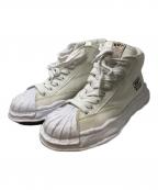 Maison MIHARA YASUHIROメゾン ミハラ ヤスヒロ）の古着「BLAKEY HIGH CANVAS SNEAKER」｜ホワイト