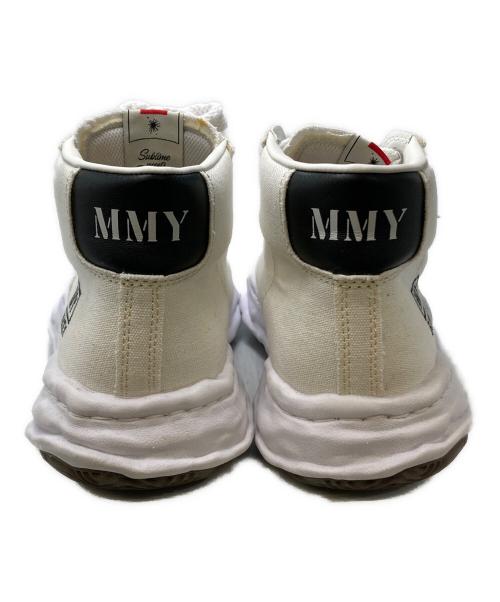 Maison MIHARA YASUHIRO（メゾン ミハラ ヤスヒロ）Maison MIHARA YASUHIRO (メゾン ミハラ ヤスヒロ) BLAKEY HIGH CANVAS SNEAKER ホワイト サイズ:9の古着・服飾アイテム