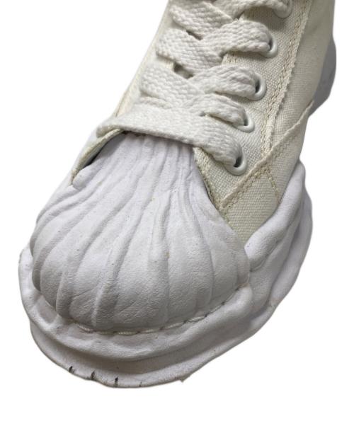 Maison MIHARA YASUHIRO（メゾン ミハラ ヤスヒロ）Maison MIHARA YASUHIRO (メゾン ミハラ ヤスヒロ) BLAKEY HIGH CANVAS SNEAKER ホワイト サイズ:9の古着・服飾アイテム