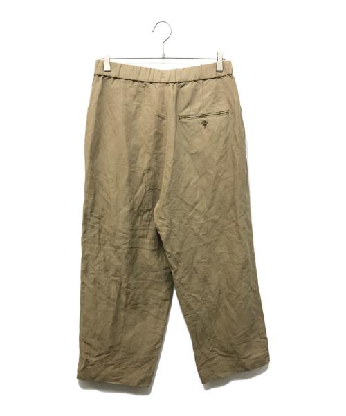ATON（エイトン）ATON (エイトン) COTTON LINEN VOILE TWO TUCKED EASY PANTS ベージュ サイズ:04の古着・服飾アイテム