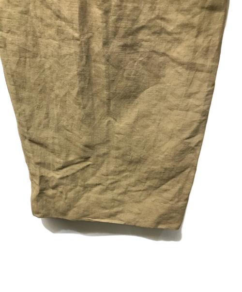 ATON（エイトン）ATON (エイトン) COTTON LINEN VOILE TWO TUCKED EASY PANTS ベージュ サイズ:04の古着・服飾アイテム