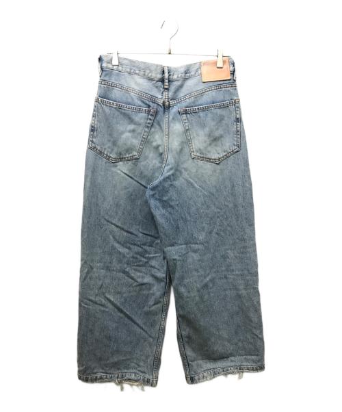 Acne studios（アクネ ストゥディオス）ACNE STUDIOS (アクネ ストゥディオス) 1989 light blue trash ワイドデニムパンツ インディゴ サイズ:28-32の古着・服飾アイテム