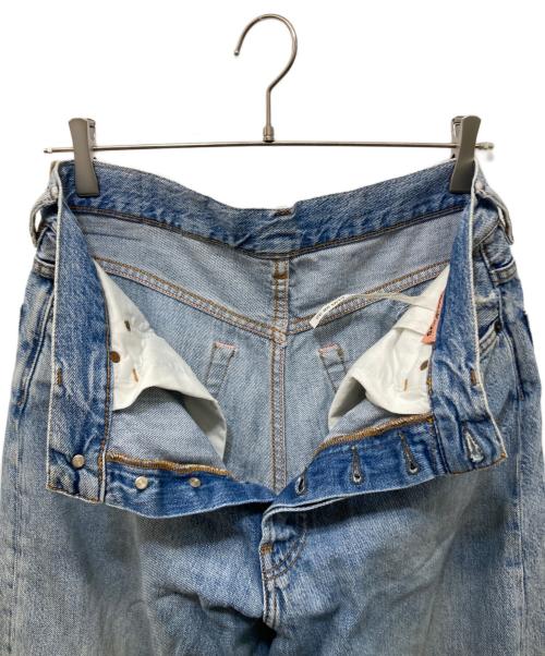 Acne studios（アクネ ストゥディオス）ACNE STUDIOS (アクネ ストゥディオス) 1989 light blue trash ワイドデニムパンツ インディゴ サイズ:28-32の古着・服飾アイテム