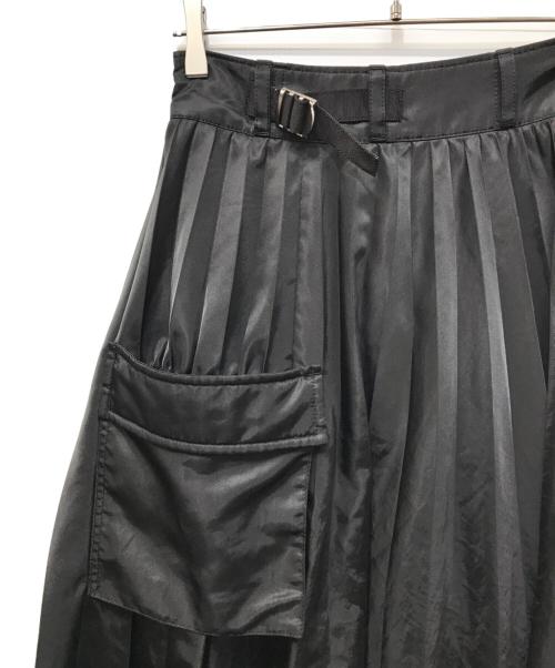 sacai（サカイ）sacai (サカイ) Nylon Twill Skirt ブラック サイズ:2の古着・服飾アイテム