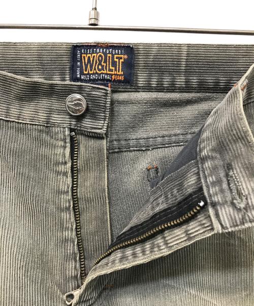 W.&L.T（ウォルト）W.&L.T (ウォルト) コーデュロイパンツ グレー サイズ:32の古着・服飾アイテム