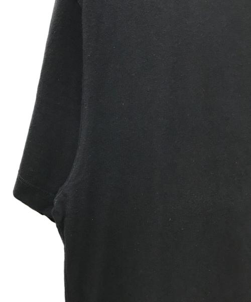 OFFWHITE（オフホワイト）OFFWHITE (オフホワイト) AIRPORT TAPE S/S SLIM TEE ブラック サイズ:Mの古着・服飾アイテム