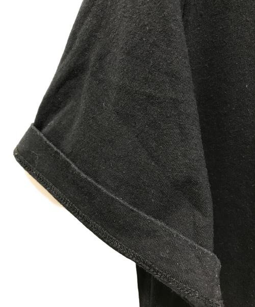 OFFWHITE（オフホワイト）OFFWHITE (オフホワイト) AIRPORT TAPE S/S SLIM TEE ブラック サイズ:Mの古着・服飾アイテム