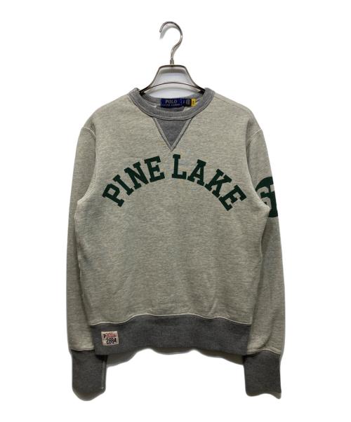 POLO RALPH LAUREN（ポロ・ラルフローレン）POLO RALPH LAUREN (ポロ・ラルフローレン) PINE LAKE クルーネックスウェット グレー サイズ:Sの古着・服飾アイテム