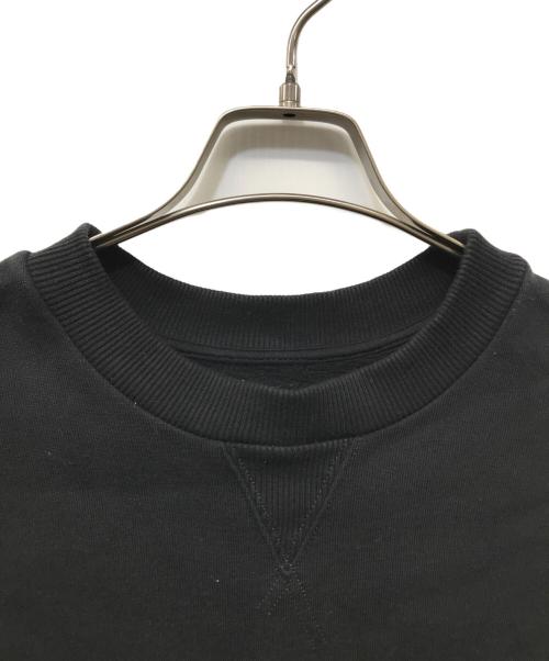 MM6 Maison Margiela（エムエムシックスメゾンマルジェラ）MM6 Maison Margiela (エムエムシックスメゾンマルジェラ) ドッキングデザインスウェット ブラック サイズ:Sの古着・服飾アイテム