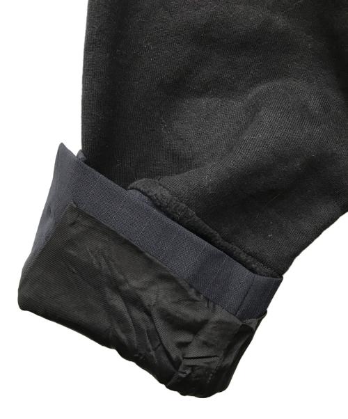 MM6 Maison Margiela（エムエムシックスメゾンマルジェラ）MM6 Maison Margiela (エムエムシックスメゾンマルジェラ) ドッキングデザインスウェット ブラック サイズ:Sの古着・服飾アイテム