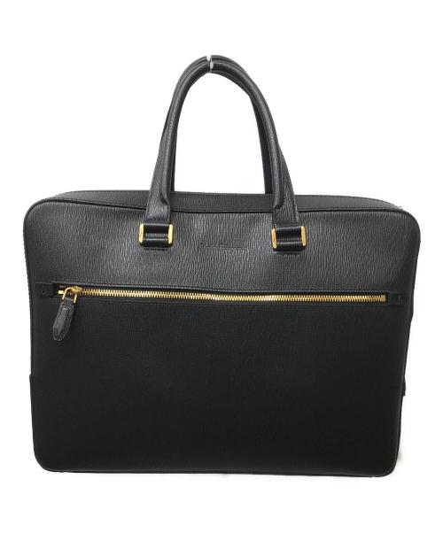 Salvatore Ferragamo（サルヴァトーレ フェラガモ）Salvatore Ferragamo (サルヴァトーレ フェラガモ) ビジネスブリーフケース NERO ブラックの古着・服飾アイテム